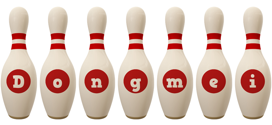 Dongmei bowling-pin logo