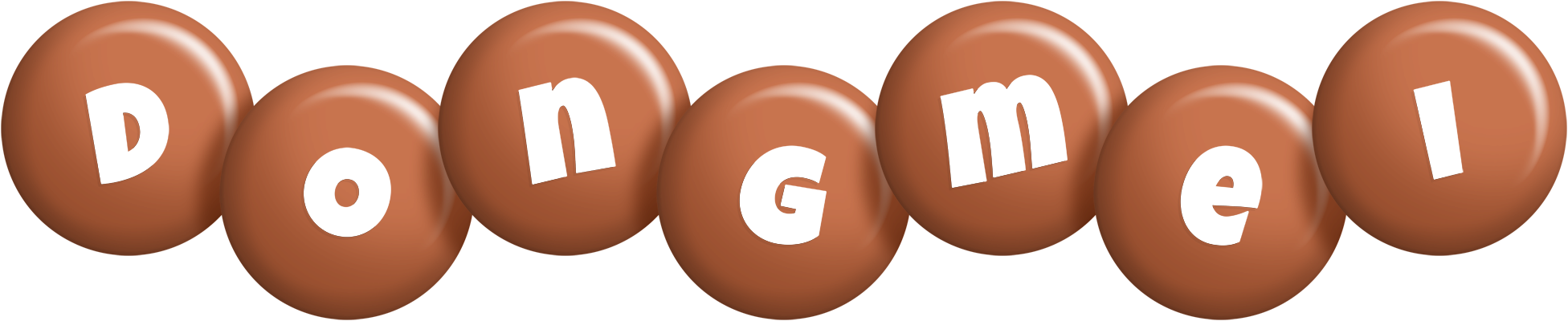 Dongmei candy-brown logo