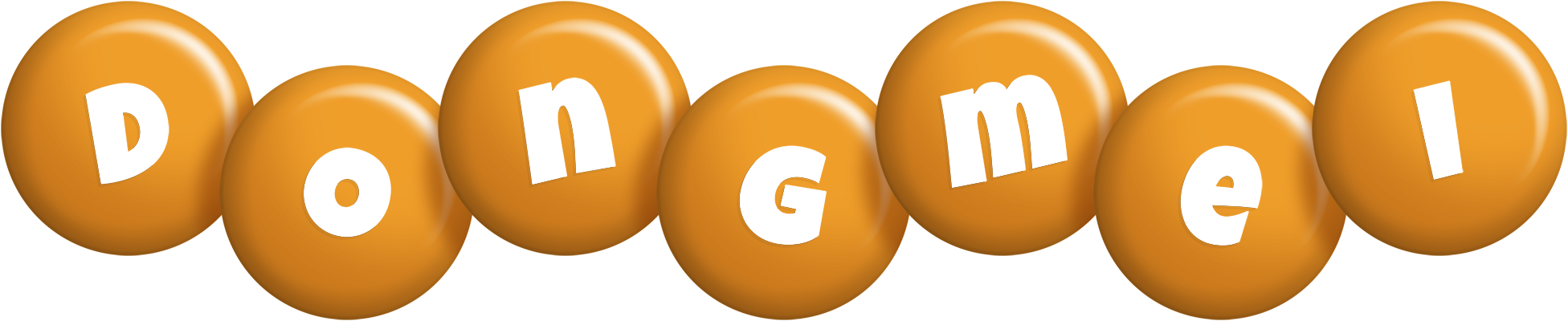Dongmei candy-orange logo