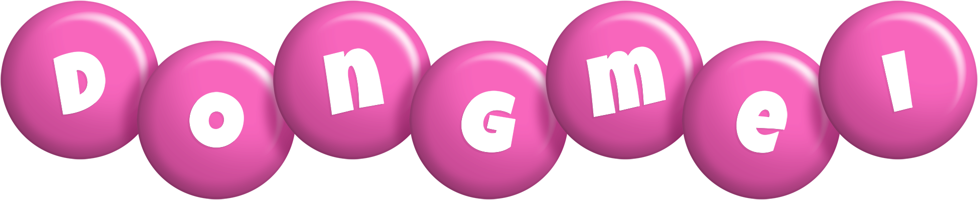Dongmei candy-pink logo