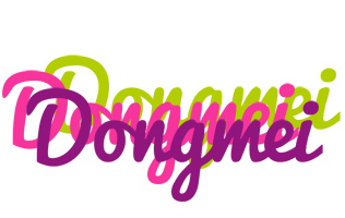 Dongmei flowers logo