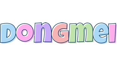 Dongmei pastel logo