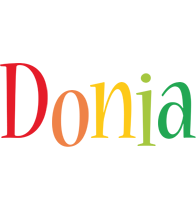 Donia birthday logo