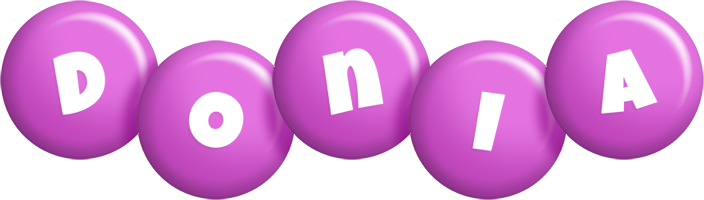 Donia candy-purple logo