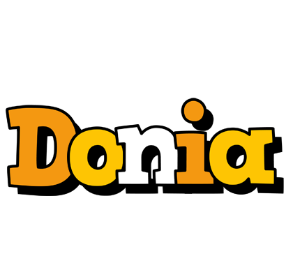 Donia cartoon logo