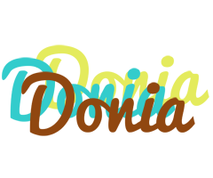 Donia cupcake logo