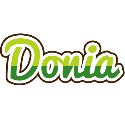 Donia golfing logo