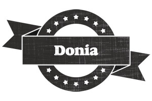 Donia grunge logo