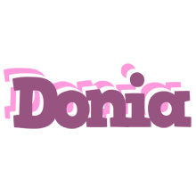 Donia relaxing logo