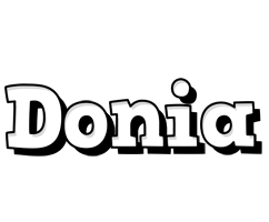 Donia snowing logo
