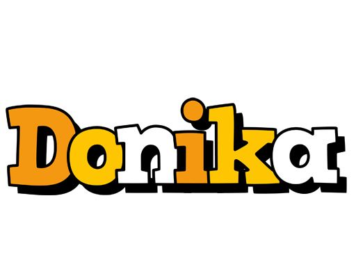 Donika cartoon logo