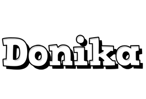 Donika snowing logo