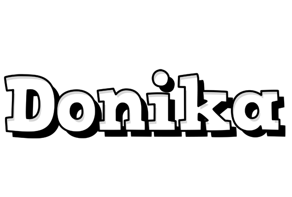 Donika snowing logo