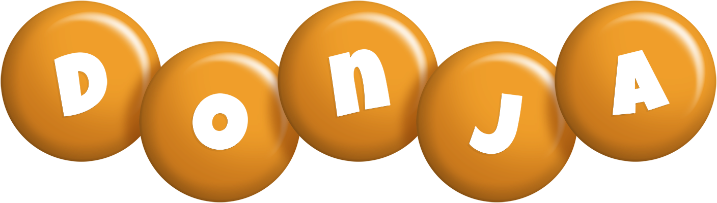 Donja candy-orange logo