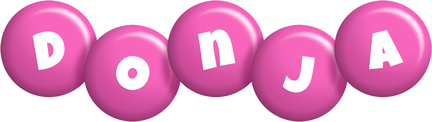 Donja candy-pink logo