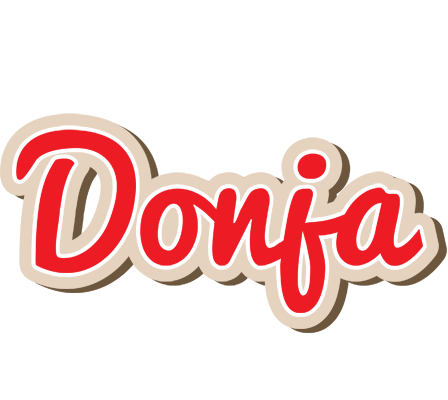 Donja chocolate logo
