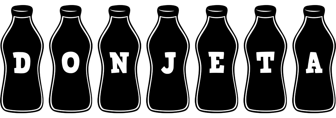 Donjeta bottle logo