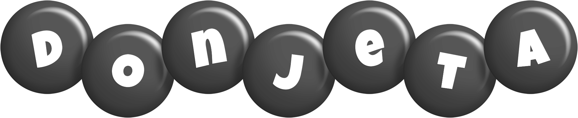 Donjeta candy-black logo