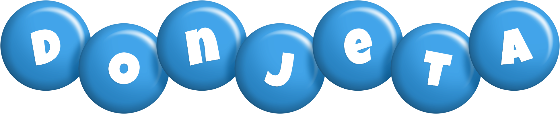 Donjeta candy-blue logo