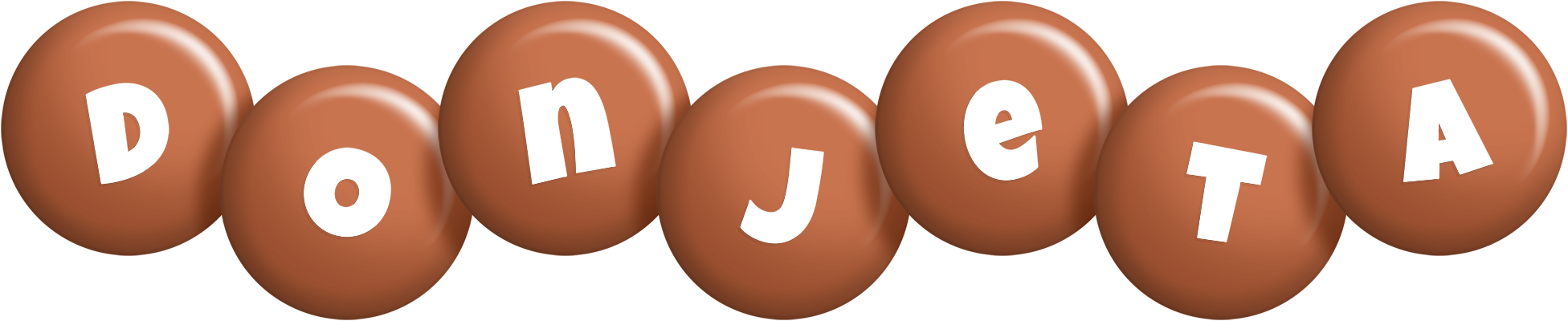 Donjeta candy-brown logo