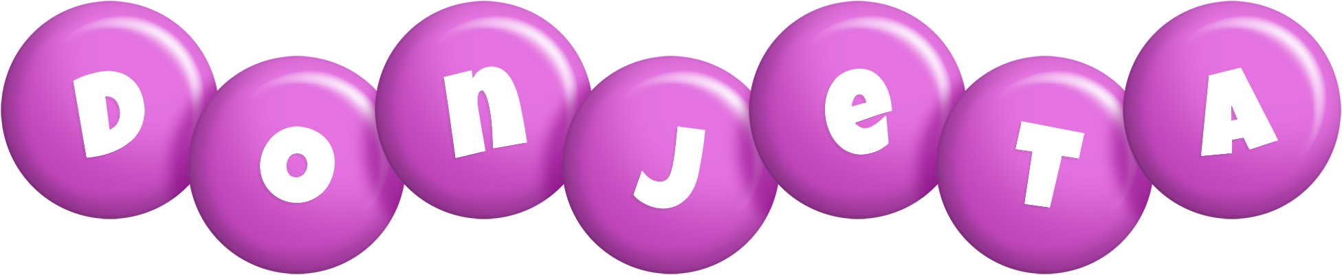 Donjeta candy-purple logo