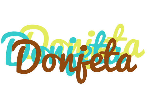 Donjeta cupcake logo
