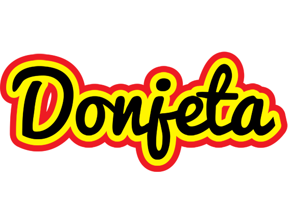 Donjeta flaming logo