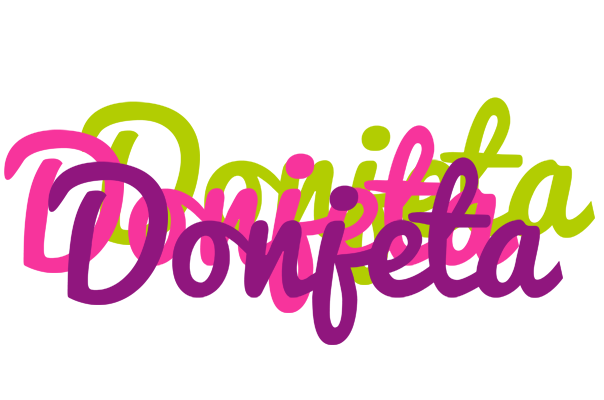Donjeta flowers logo