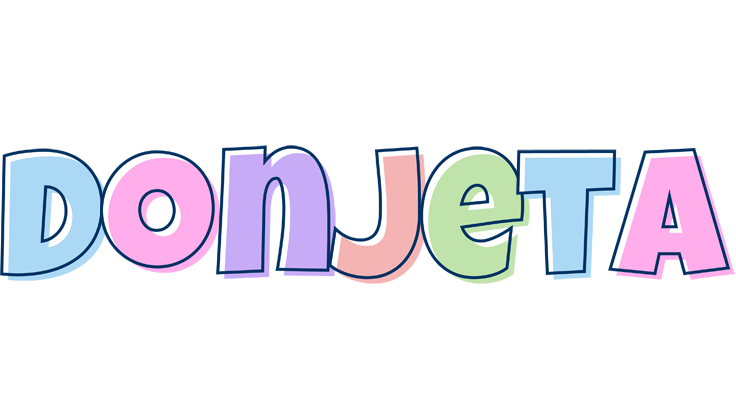 Donjeta pastel logo