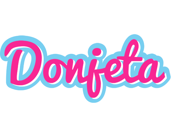 Donjeta popstar logo