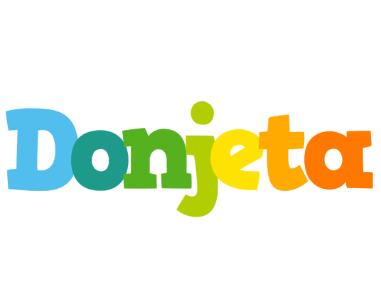 Donjeta rainbows logo