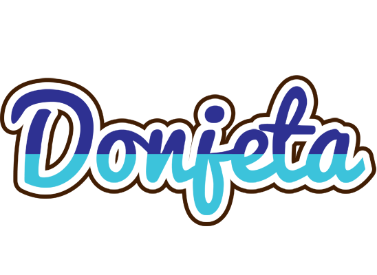 Donjeta raining logo