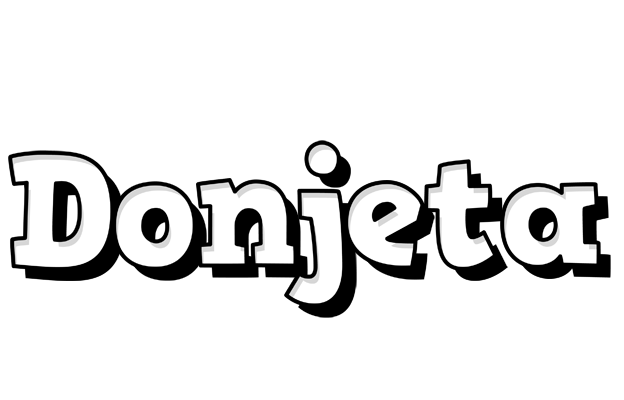 Donjeta snowing logo