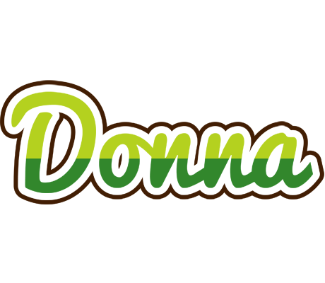 Donna golfing logo