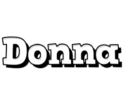 Donna snowing logo