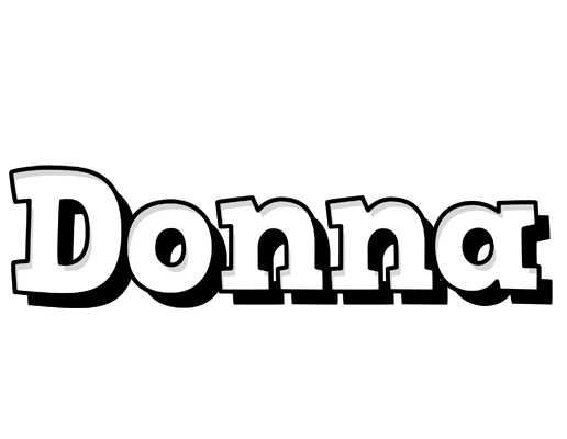 Donna snowing logo