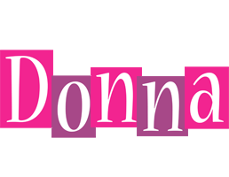 Donna whine logo