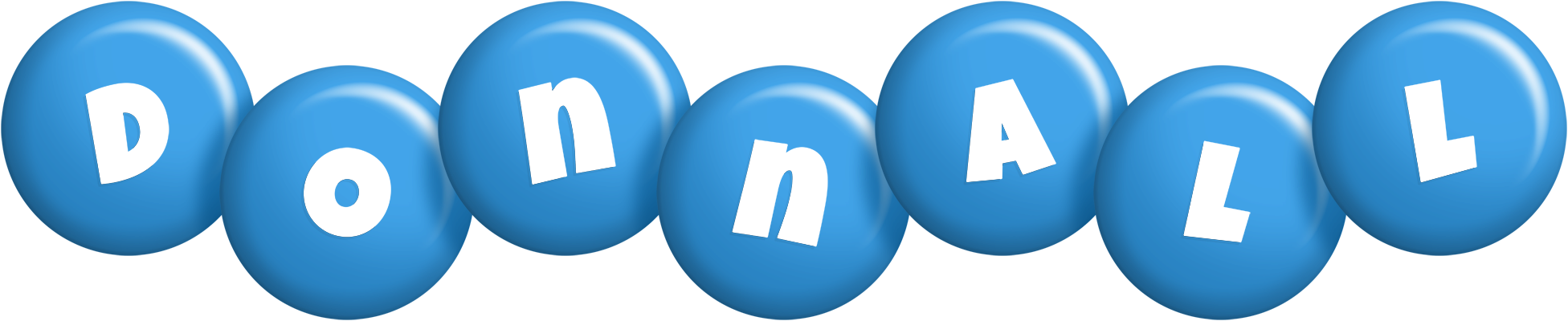 Donnall candy-blue logo