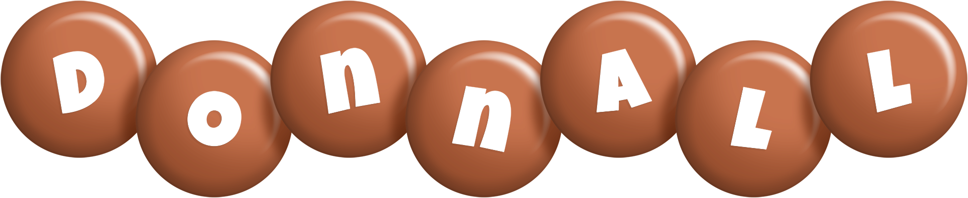 Donnall candy-brown logo