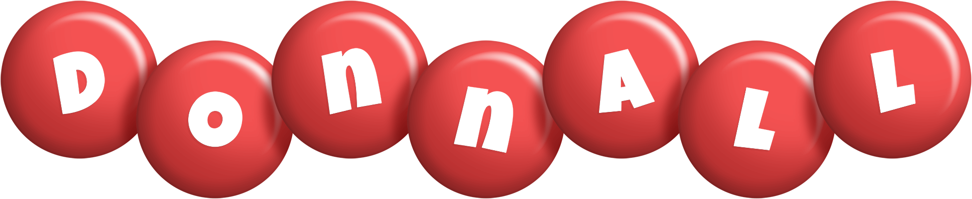 Donnall candy-red logo