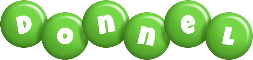 Donnel candy-green logo