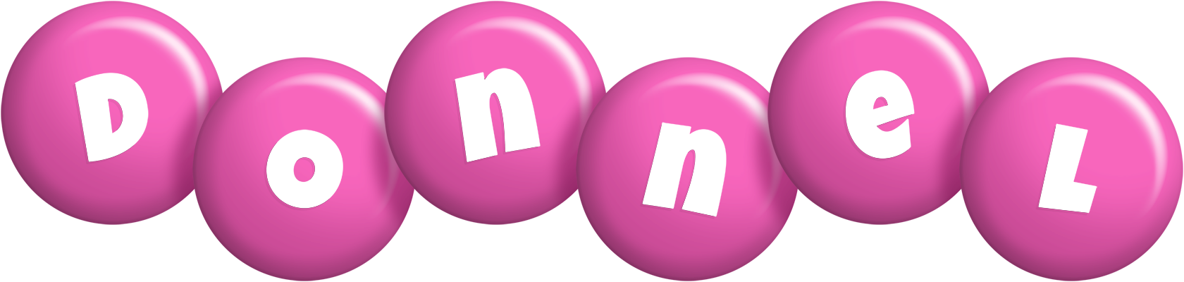 Donnel candy-pink logo