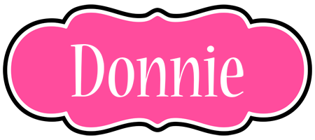 Donnie invitation logo