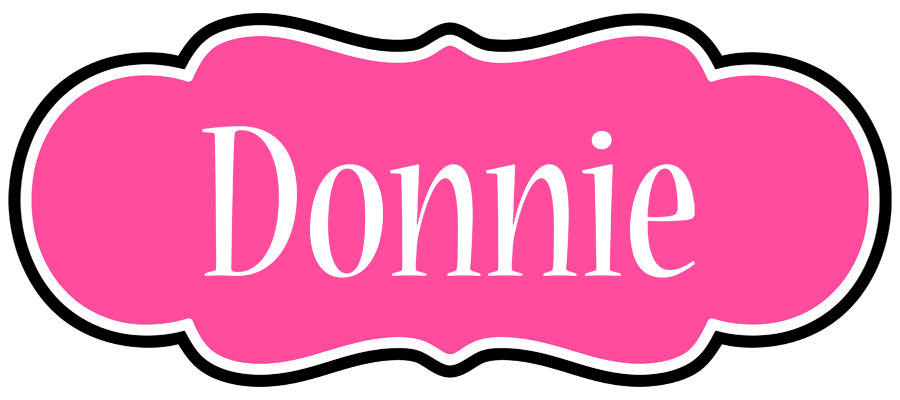 Donnie invitation logo