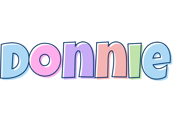 Donnie pastel logo
