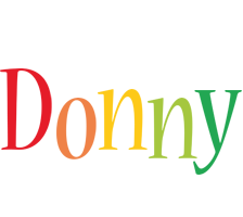 Donny birthday logo