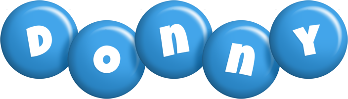 Donny candy-blue logo