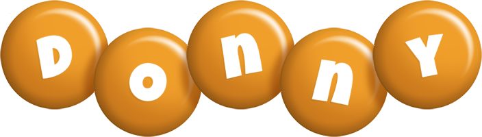 Donny candy-orange logo
