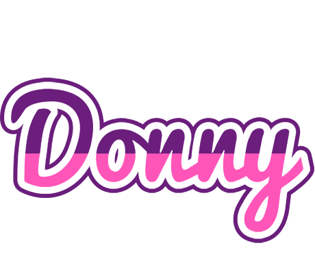 Donny cheerful logo