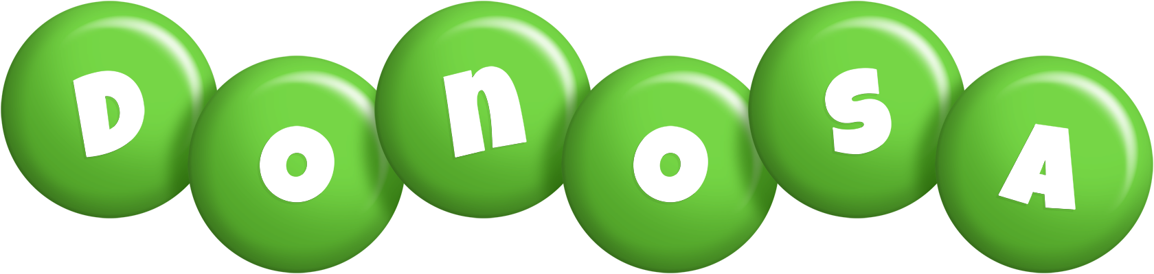 Donosa candy-green logo